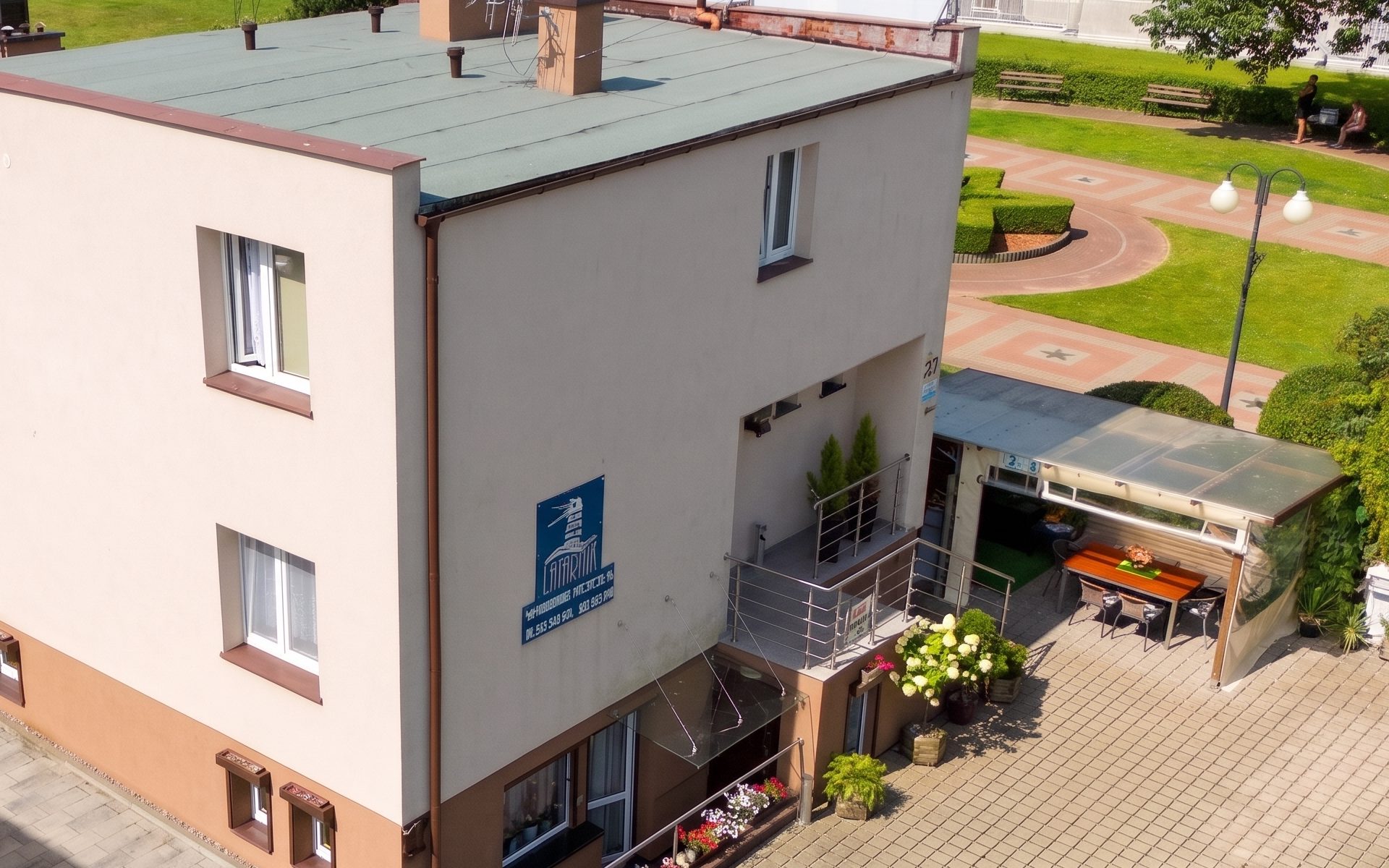 Pokój w pensjonacie Latarnik z widokiem w stronę morza