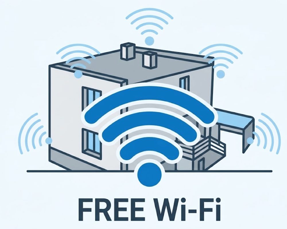 Wi-Fi w całym obiekcie